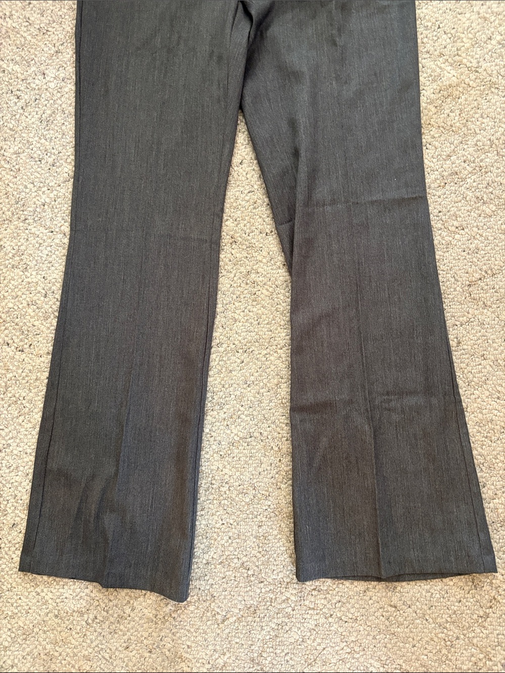 Maurice's grey smart trousers with faux pockets Size 9/10 Long - Picture 5 of 11